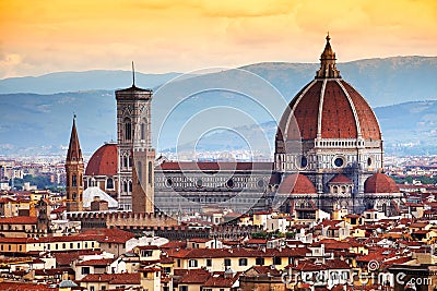 Santa Maria del Fiore in Florence, Italy Stock Photo