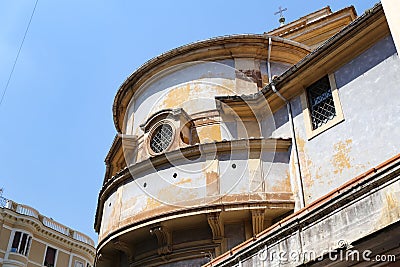 Santa Maria della Concezione in Campo Marzio Church in Rome, Italy Stock Photo