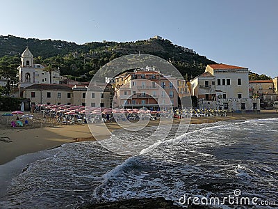 Santa Maria di Castellabate - Marina Piccola Beach Stock Photo