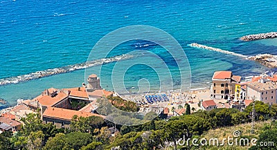 Santa Maria di Castellabate a Salerno Stock Photo