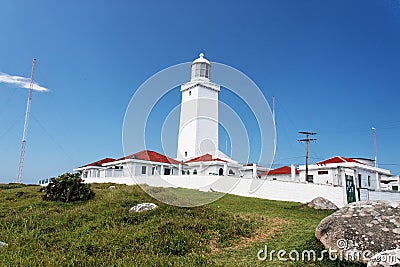 Santa Marta Lighthouse Santa Catarina Brazil Stock Photo