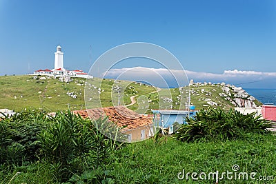 Santa Marta Lighthouse Santa Catarina Brazil Stock Photo