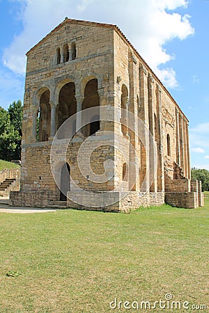 Santa MarÃ­a del Naranco, Oviedo ( Spain ) Stock Photo