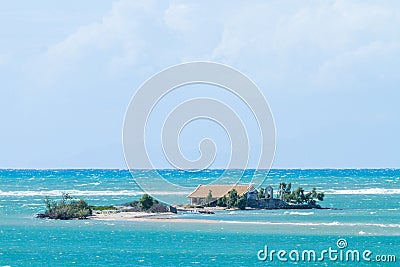 Santa Mavra area in Lefkas Stock Photo