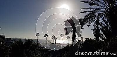 Santa Monica beach Stock Photo