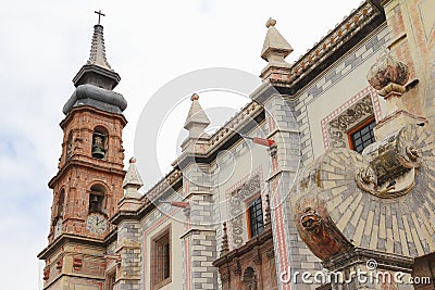 Santa rosa de viterbo church in queretaro, mexico I Stock Photo