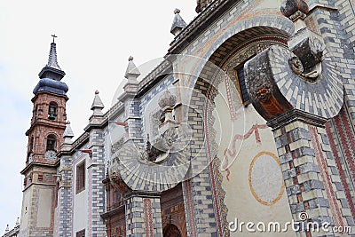 Santa rosa de viterbo church in queretaro, mexico IV Stock Photo