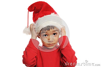 Santa`s dwarf Stock Photo