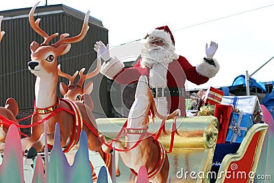 Santa - Santa Claus Parade 2010 Editorial Stock Photo