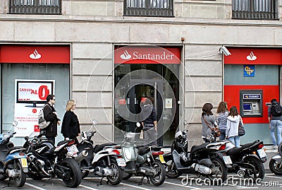 Santander Editorial Stock Photo