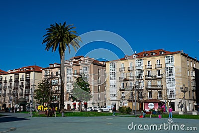 View of Pereda walk and gardens Editorial Stock Photo