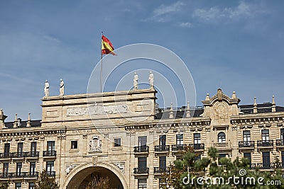 Headquarters of Banco Santander in Santander, Spain Editorial Stock Photo