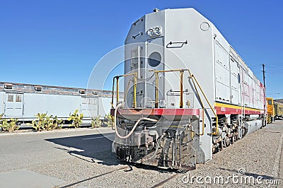 Sante Fe Locomotive Stock Photo