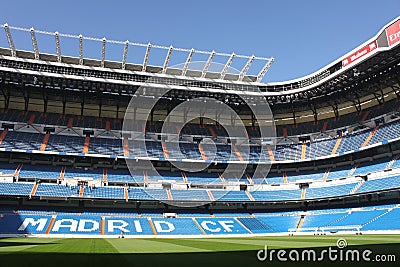 Santiago Bernabeu Stadium Editorial Stock Photo