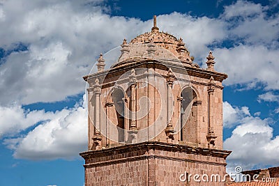 Santiago de Pupuka Church in Pukara, Peru Stock Photo