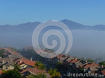 Santiago peak Stock Photo