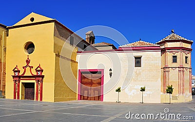 Santo Domingo de Guzman Church in Malaga, Spain Stock Photo