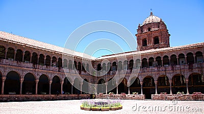 Santo Domingo Monastery, rebuilt after 1915 Earthquake Editorial Stock Photo