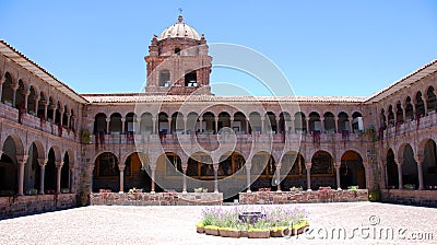Santo Domingo Monastery, rebuilt after 1915 Earthquake Editorial Stock Photo