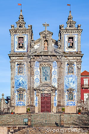 Santo Ildefonso Church in the city of Porto, Portugal Stock Photo