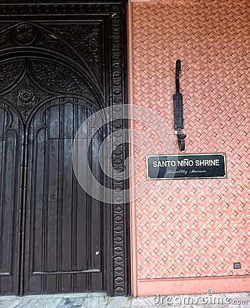 Santo NiÃ±o Shrine of Tacloban City, Ph. Editorial Stock Photo