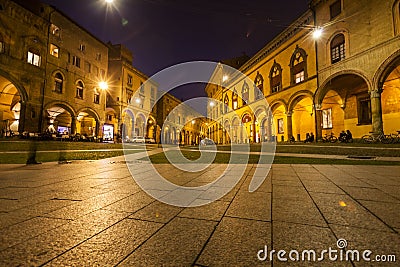 Santo stefano square , in bologna Editorial Stock Photo