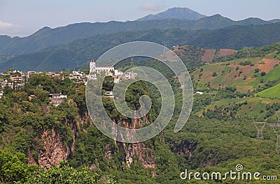 Santo tomas town near valle de bravo, mexico IV Editorial Stock Photo