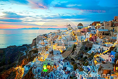 Santorini Greece Stock Photo