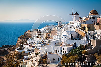 Santorini Greece, Best Holiday Destinations in the World Stock Photo