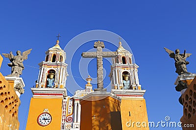 Santuario de los Remedios in cholula puebla mexico XVIII Stock Photo