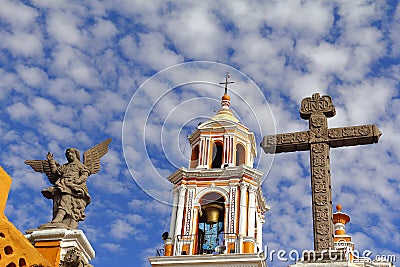 Santuario de los Remedios in cholula puebla mexico XX Stock Photo