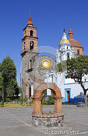 Santuario del seÃ±or de la misericordia in cholula, puebla II Stock Photo