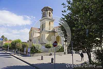 Santuario Maria Santissima Incoronata dei Bagni church from Naples city Stock Photo