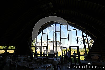 Santuario Naturaleza, Valdivia South America Editorial Stock Photo