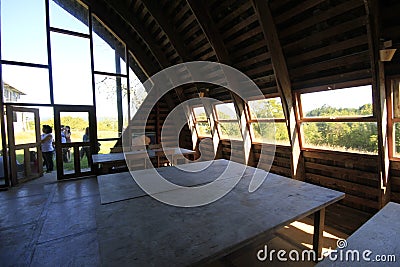 Santuario Naturaleza, Valdivia South America Editorial Stock Photo