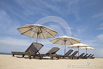Sanur beach Stock Photo