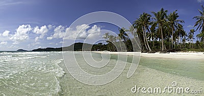 Sao Beach Phu Quoc Vietnam Stock Photo