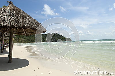 Sao Beach Phu Quoc Vietnam Stock Photo