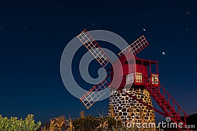 Sao Joao Windmill Stock Photo