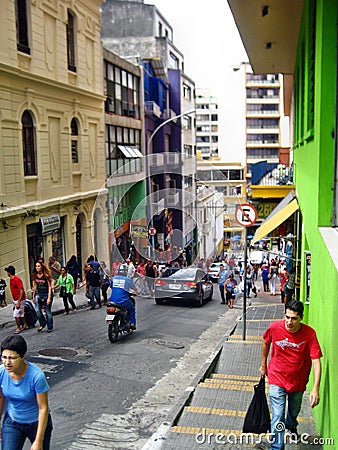 Sao Paolo city center Editorial Stock Photo