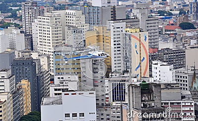 Sao Paulo Brazil City panorama Skyscraper Editorial Stock Photo