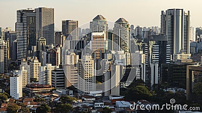 Sao Paulo Brazil, large city, large buildings Stock Photo
