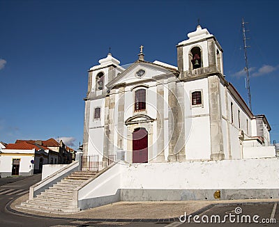 Sao Pedro Church in Palmela, Portugal Stock Photo