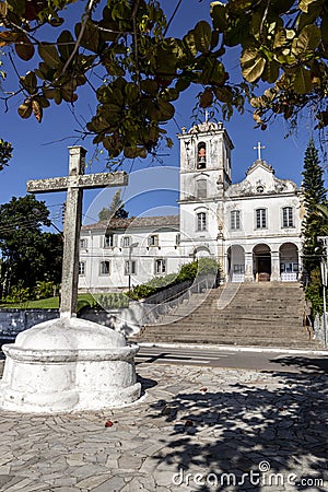 Facade of the Convent Our Lady of Amparo, built in 1637 Editorial Stock Photo