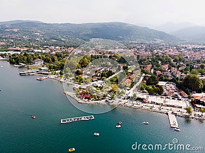 Sapanca Lake in Sakarya / Turkey / Pedalo Stock Photo