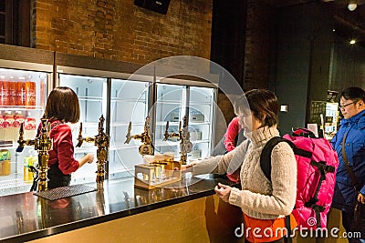 Sapporo, Japan, January 28, 2018: Sapporo Beer Museum is popula Editorial Stock Photo