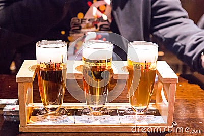 Sapporo, Japan, January 28, 2018: Sapporo Beer Museum is popula Editorial Stock Photo