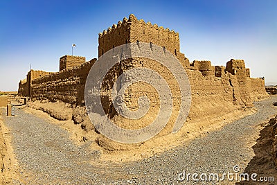 Sar Yazd Castle, Yazd Province, Iran Stock Photo