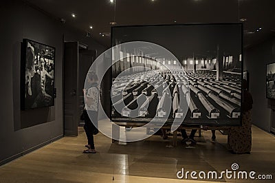 Sarajevo, Bosnia and Herzegovina, Europe, Srebrenica, genocide, museum, massacre, Bosnian Serb Army, memorial, war crimes Editorial Stock Photo