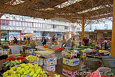 Sarajevo Market Place Editorial Stock Photo